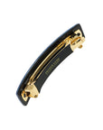 Essence Rectangle Barrette - Washed Denim