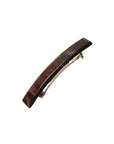 Small Luxury Rectangle Barrette - Classic
