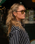 Small Luxury Rectangle Barrette - Classic