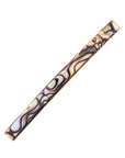 Long, French barrette ideal for fine to medium hair - Long & Skinny Barrette, Onyx, marbled gray and charcoal.