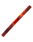 Long, French barrette ideal for fine to medium hair - Long & Skinny Barrette, Tortoise, rich amber and mahogany brown.