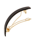 Narrow Rectangle Volume Barrette - Classic