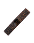 Medium, French barrette ideal for most hair types - Classic Rectangle Barrette, Mojave, metallic burnt sienna and deep chestnut.