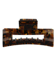 Large Cutout Rectangle Claw Clip - Classic