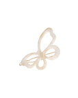 Large Cutout Butterfly Tige Boule Barrette - Classic
