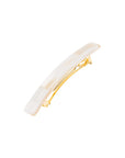 Small Luxury Rectangle Barrette - Classic