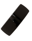 Large, French barrette ideal for thick hair - Rectangle Volume Barrette, Black, classic black.