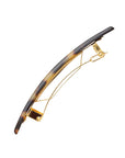 Small Luxury Rectangle Barrette - Classic