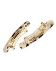 Mini Rectangle Barrette Pair - Classic