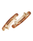 Mini Rectangle Barrette Pair - Classic