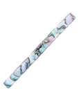 Long, French barrette ideal for fine to medium hair - Long & Skinny Barrette, South Sea, light blue, faux shell.