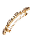 Large Sienna Crystal Barrette