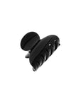 France Luxe mini, classic black claw hair clip for women - Mini Couture French Claw Clip, Black.