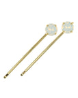Little Gem Crystal Bobby Pin Pair