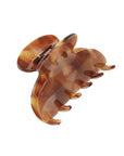 France Luxe small, warm caramel and amber claw hair clip for women - Small Couture French Claw Clip, Caramel Horn.
