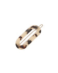 France Luxe small, Ivory Tortoise Shell barrette for women - Mini Oval on Tige Boule Barrette, Ivory Tokyo.