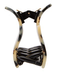 Large Cutout Rectangle Claw Clip - Classic