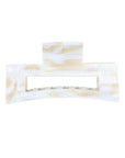 Large Cutout Rectangle Claw Clip - Classic