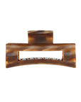 Large Cutout Rectangle Claw Clip - Classic