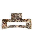 Large Cutout Rectangle Claw Clip - Classic