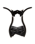 Large Cutout Rectangle Claw Clip - Classic