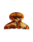 Mini, French claw hair clip ideal for fine hair or small sections - Mini Couture French Claw Clip, Africa, textured bronze and amber.