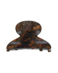Mini, French claw hair clip ideal for fine hair or small sections - Mini Couture French Claw Clip, Mojave, metallic burnt sienna and deep chestnut.