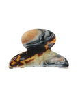 Mini, French claw hair clip ideal for fine hair or small sections - Mini Couture French Claw Clip, Lasco, golden sand and rich brown.