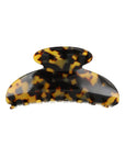 Large, French claw hair clip ideal for thick or curly hair - Large Couture French Claw Clip, Tokyo, Tortoise Shell.