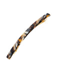 France Luxe long, golden sand and rich brown barrette for women - Long & Skinny Barrette, Lasco.