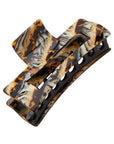 Large Cutout Rectangle Claw Clip - Classic