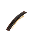 Small Luxury Rectangle Barrette - Classic