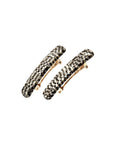 Mini Rectangle Barrette Pair - Classic