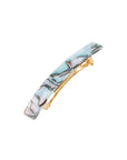 Small Luxury Rectangle Barrette - Classic