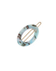 New Cutout Oval Tige Boule Barrette - Classic