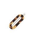France Luxe small, Tortoise Shell barrette for women - Mini Oval on Tige Boule Barrette, Tokyo.