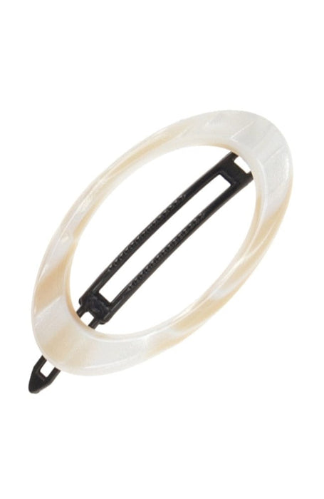 Cutout Oval Plastic Tige Boule Barrette - Classic