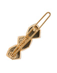 Triple Crystal Tige Boule Barrette