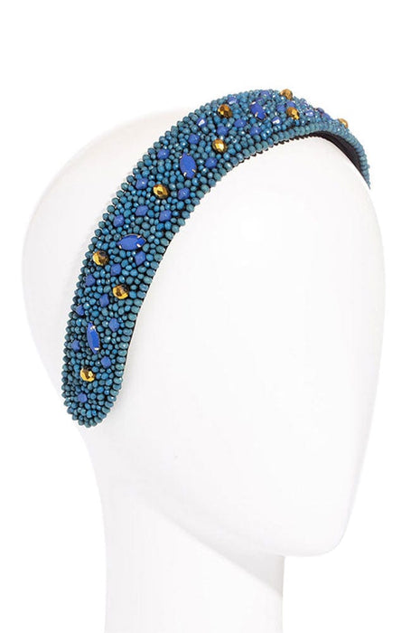 Blue Cluster Headband