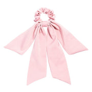 Blush Pink Ponytail Scarf, Playa Bow by L. Erickson