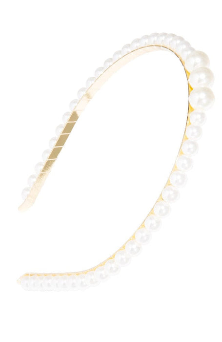Pearl String Headband by L. Erickson