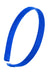L. Erickson USA 1/2" Ultracomfort Headband - Dupioni Royal Blue, Silk Dupioni