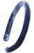 1/2" Padded Headband, Marine Blue Velvet, L. Erickson USA