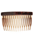 Mojave Brown Side Hair Comb, made in France by France Luxe