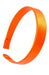 L.Erickson USA 1" Ultracomfort Headband - Orange, Silk Charmeuse
