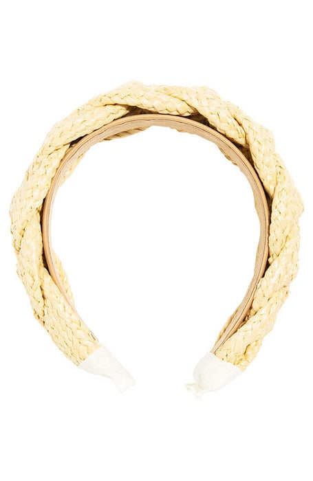 Braided Straw Headband