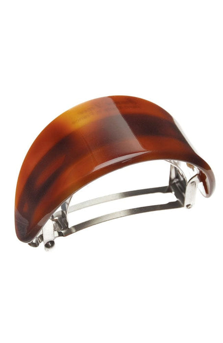 France Luxe Ponytail Barrette, Classic Faux Tortoise shell, cellulose acetate and French barrette clasp