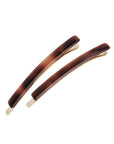 Bobby Pin Pair on Gold Wire - Classic