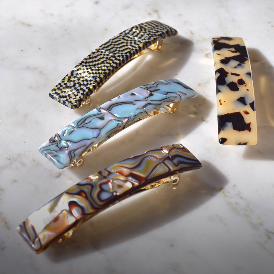 Luxury Barrette Hair Clips for thick hair, thin hair, and all hair styles