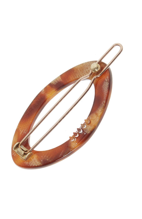 Narrow Oval Tige Boule Barrette - Classic